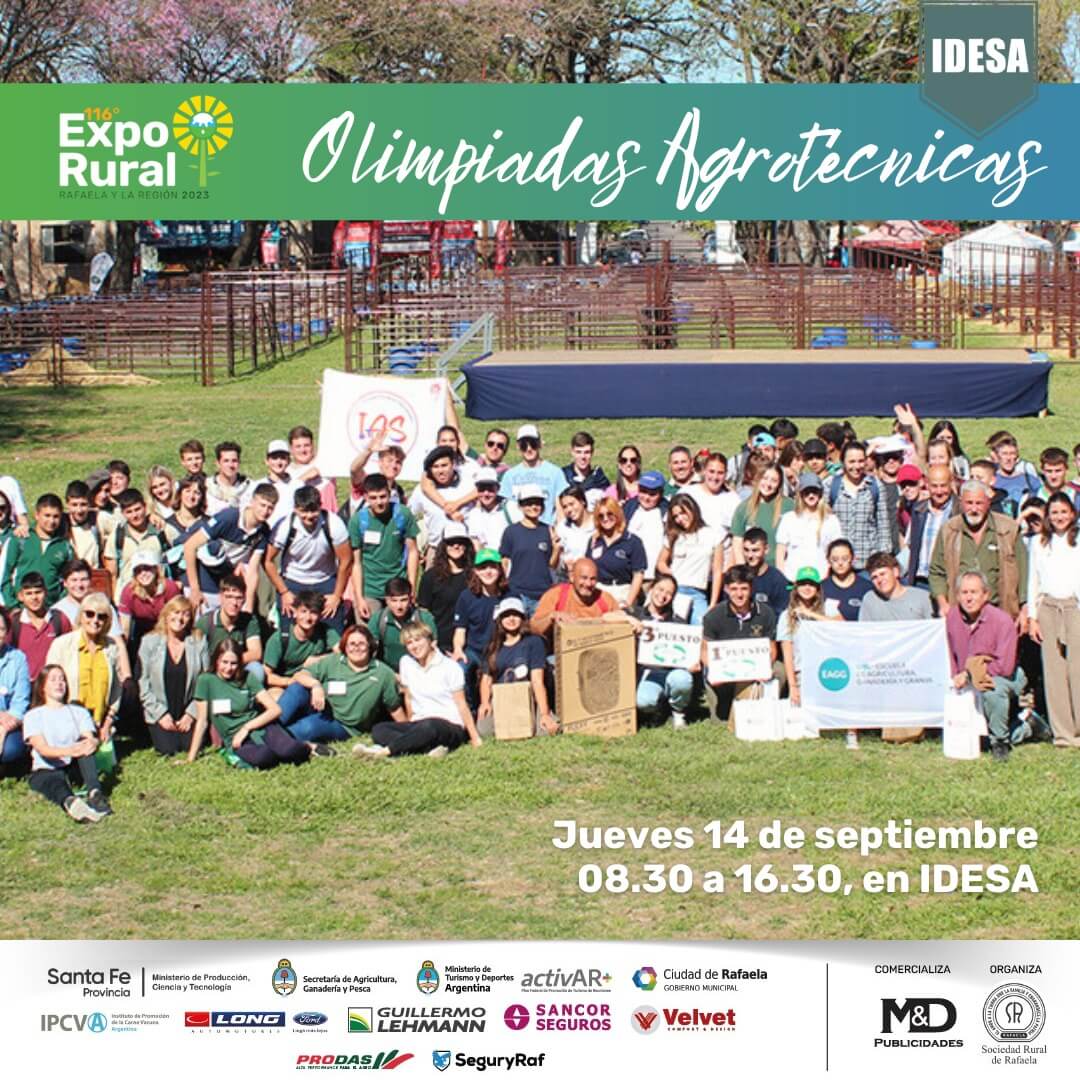 En este momento estás viendo Todo listo para las 22° Olimpíadas Agrotécnicas de la ExpoRural