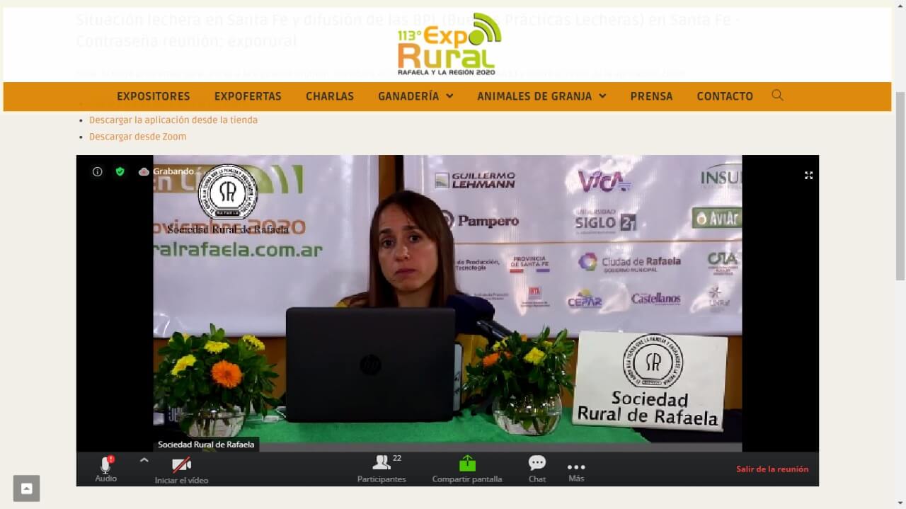 En este momento estás viendo La lechería, protagonista en el primer día de la 113º ExpoRural de Rafaela y la Región