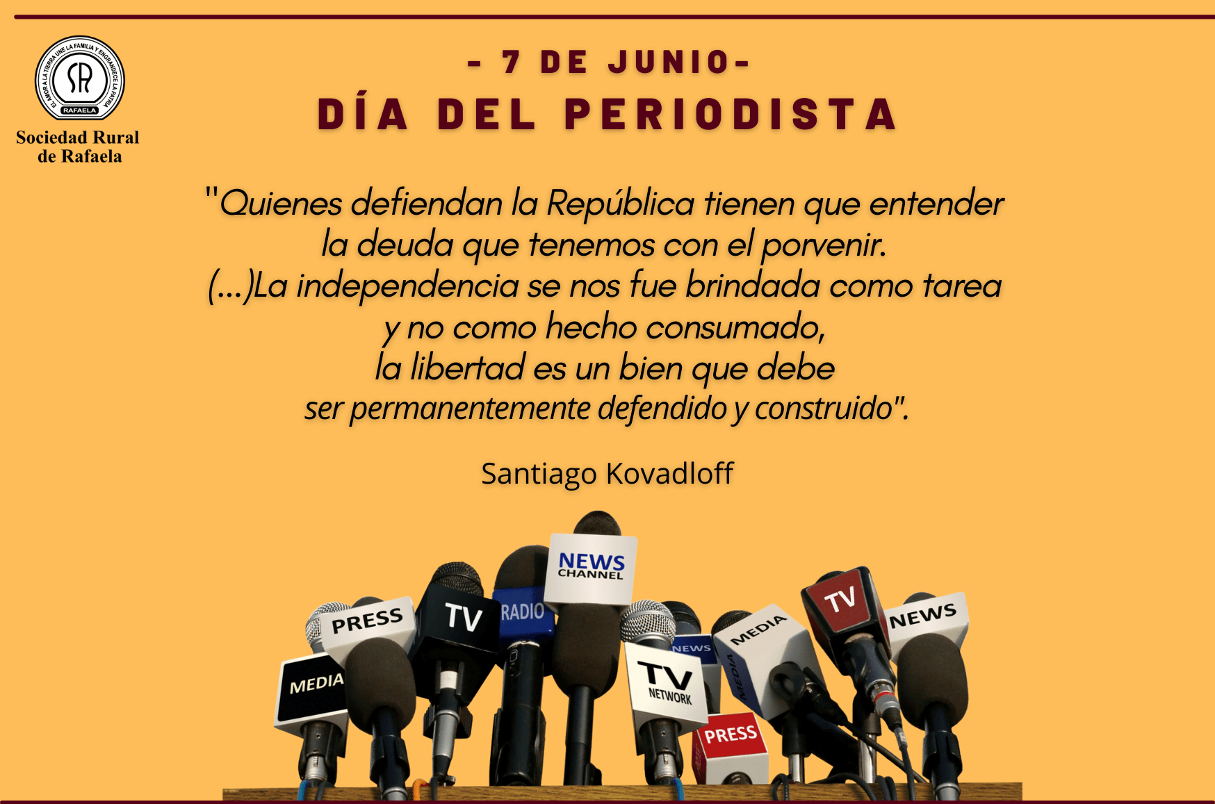 En este momento estás viendo 7 de Junio: Día del Periodista